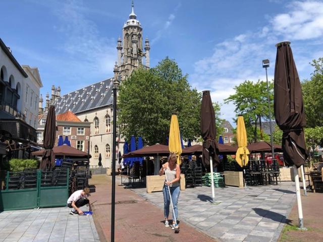 Ruime Studio 'In De Drie Koningen' In Hartje Middelburg Exterior foto