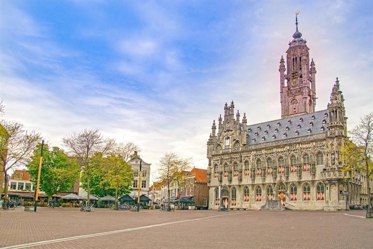 Ruime Studio 'In De Drie Koningen' In Hartje Middelburg Exterior foto